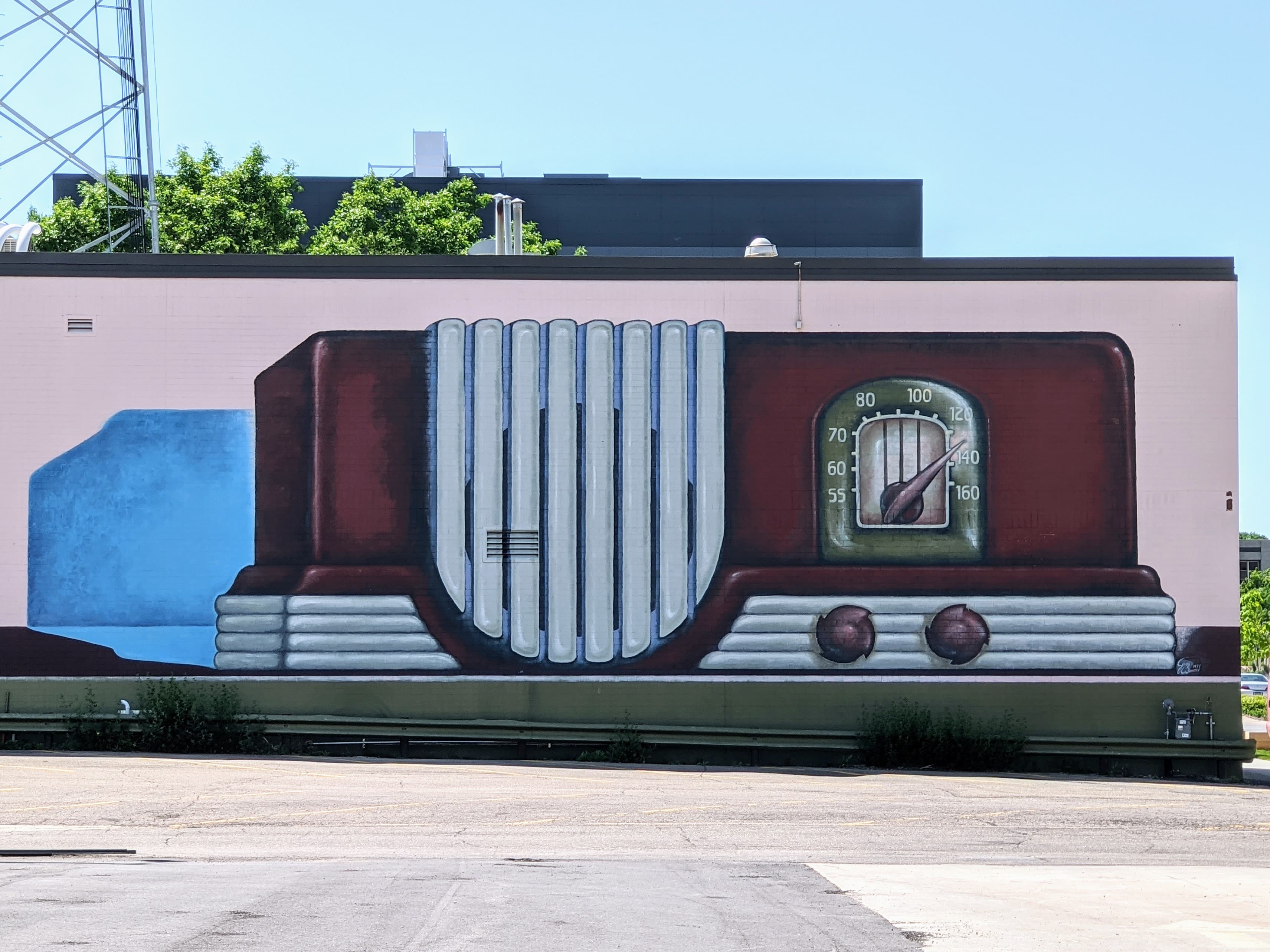 Townsquare Media Radio Mural