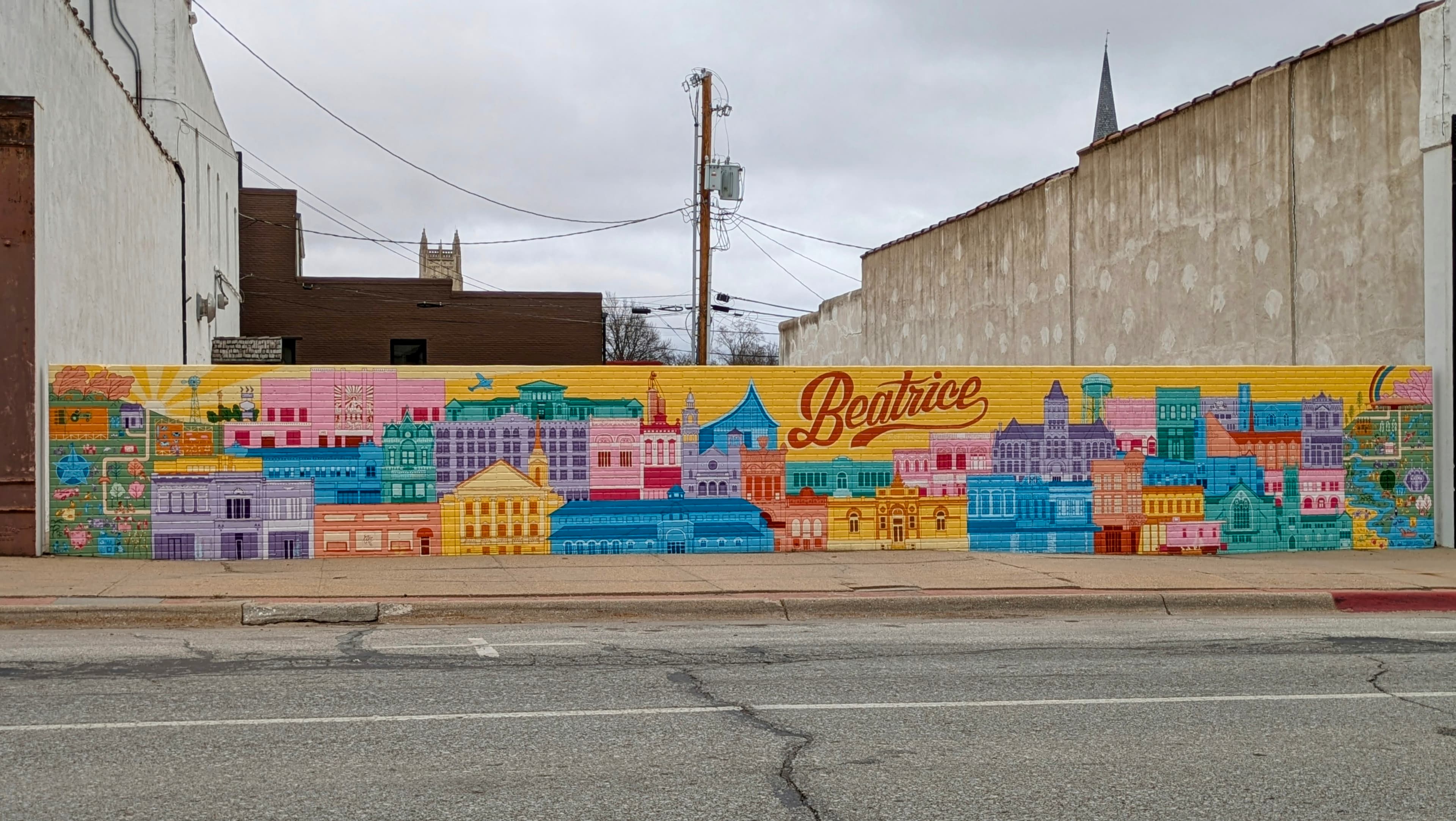 Beatrice mural