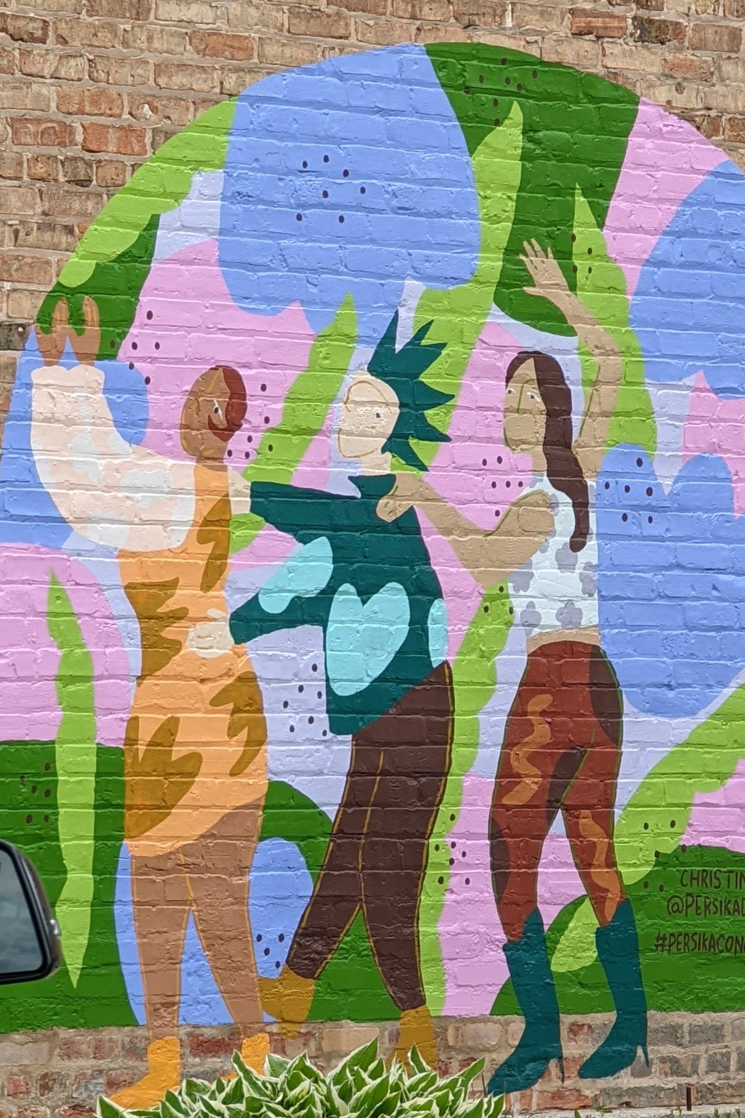 Peabody's Pizza mural
