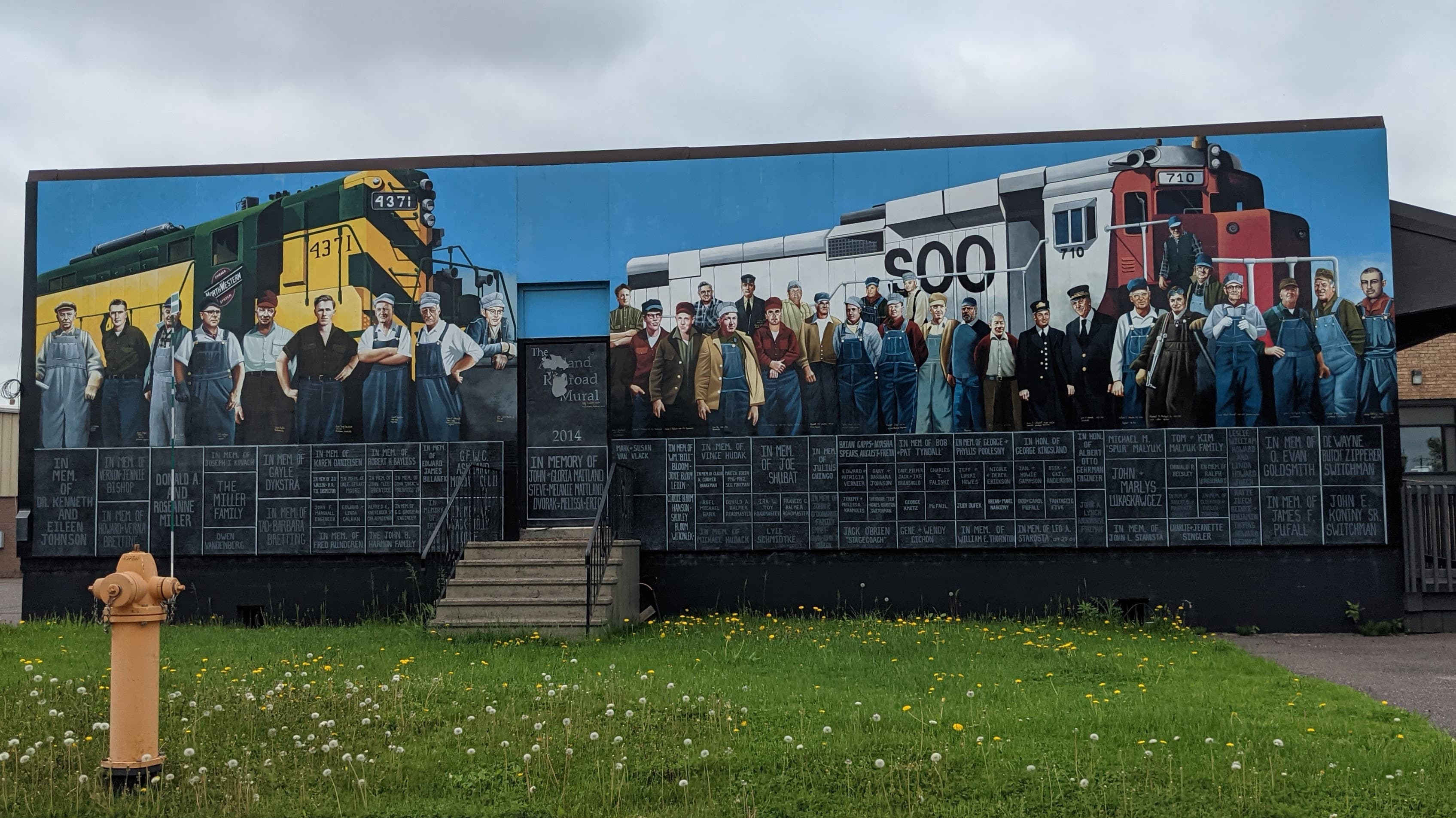 Ashland Railroad mural