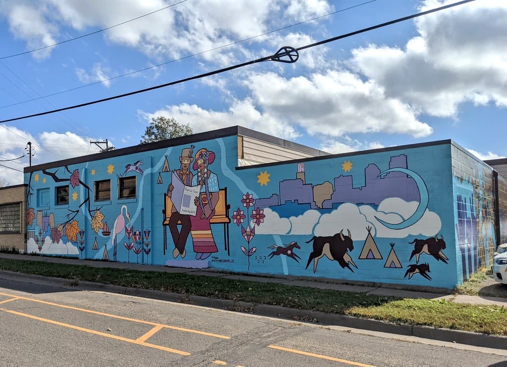 The Kaposia Times mural