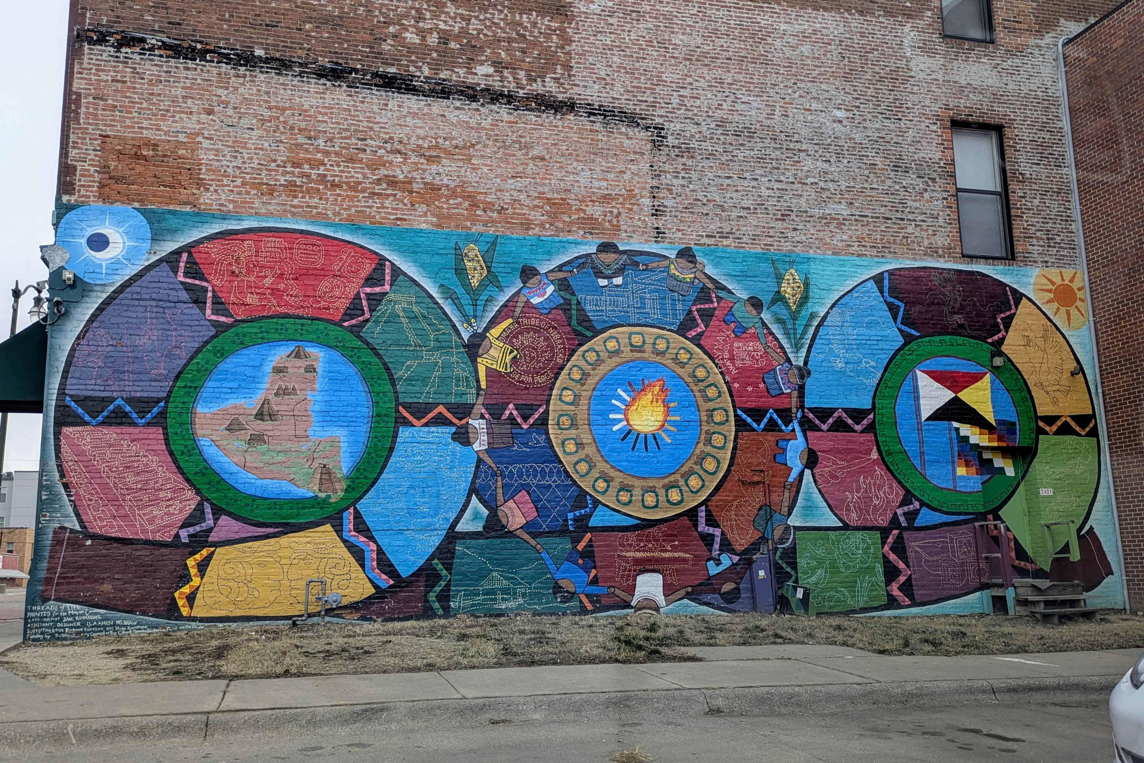 Threads of Life mural