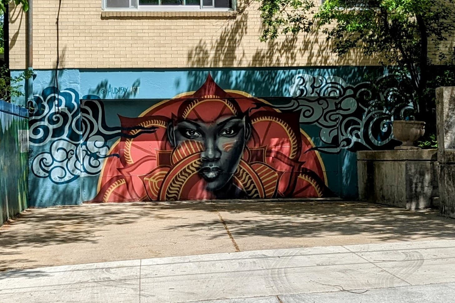 Open the Sky mural