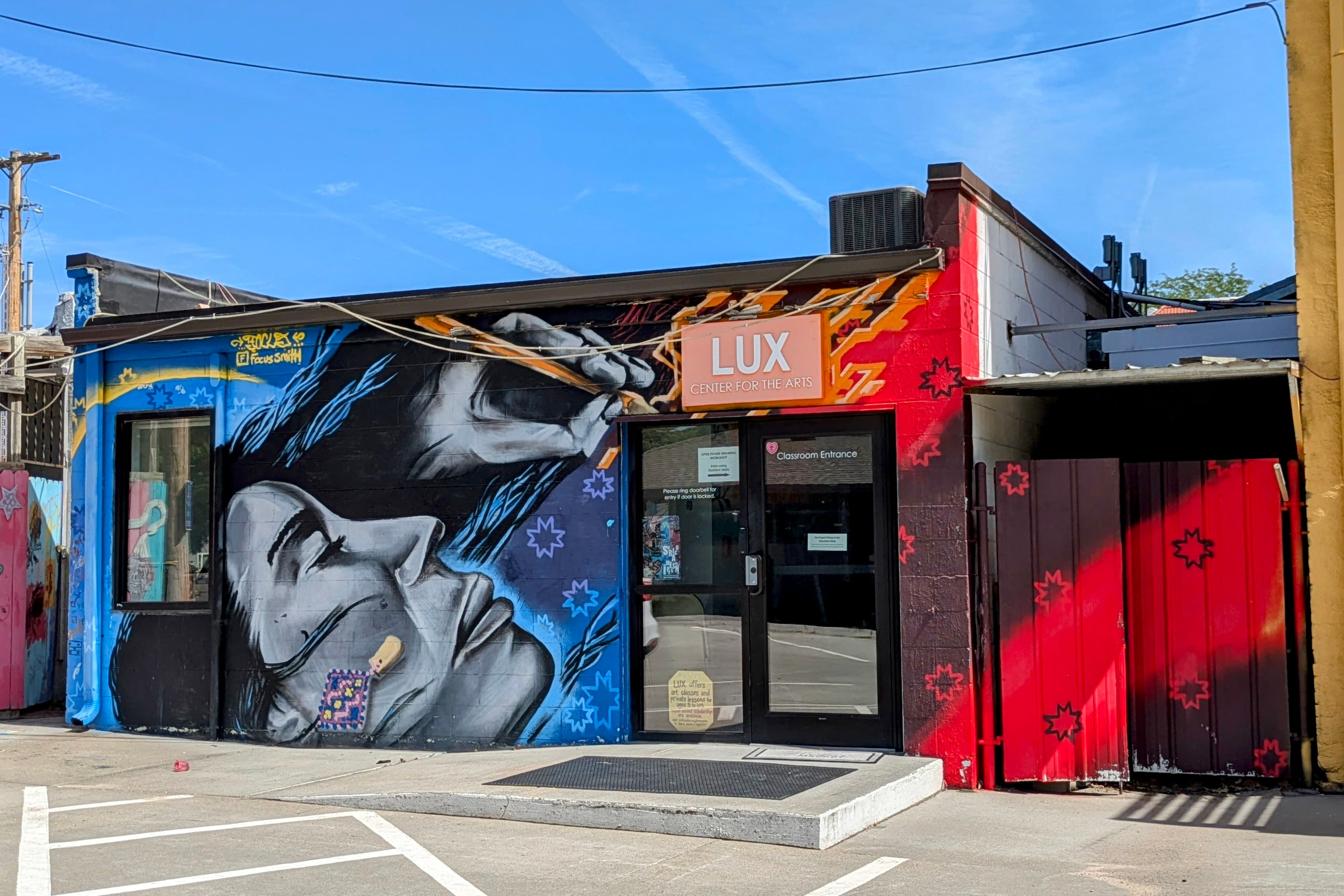 Lux mural - west wall