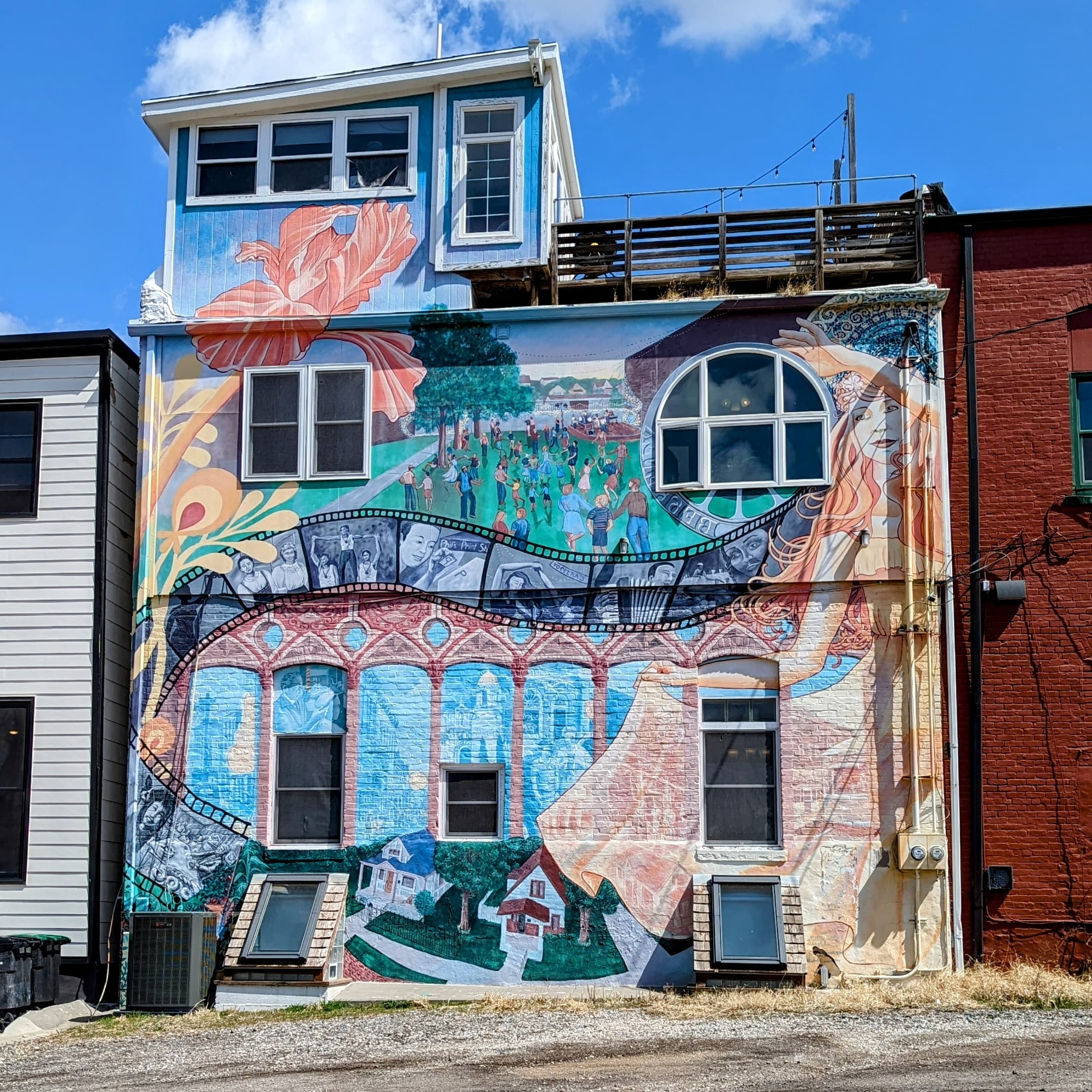 South 13th St Heritage mural