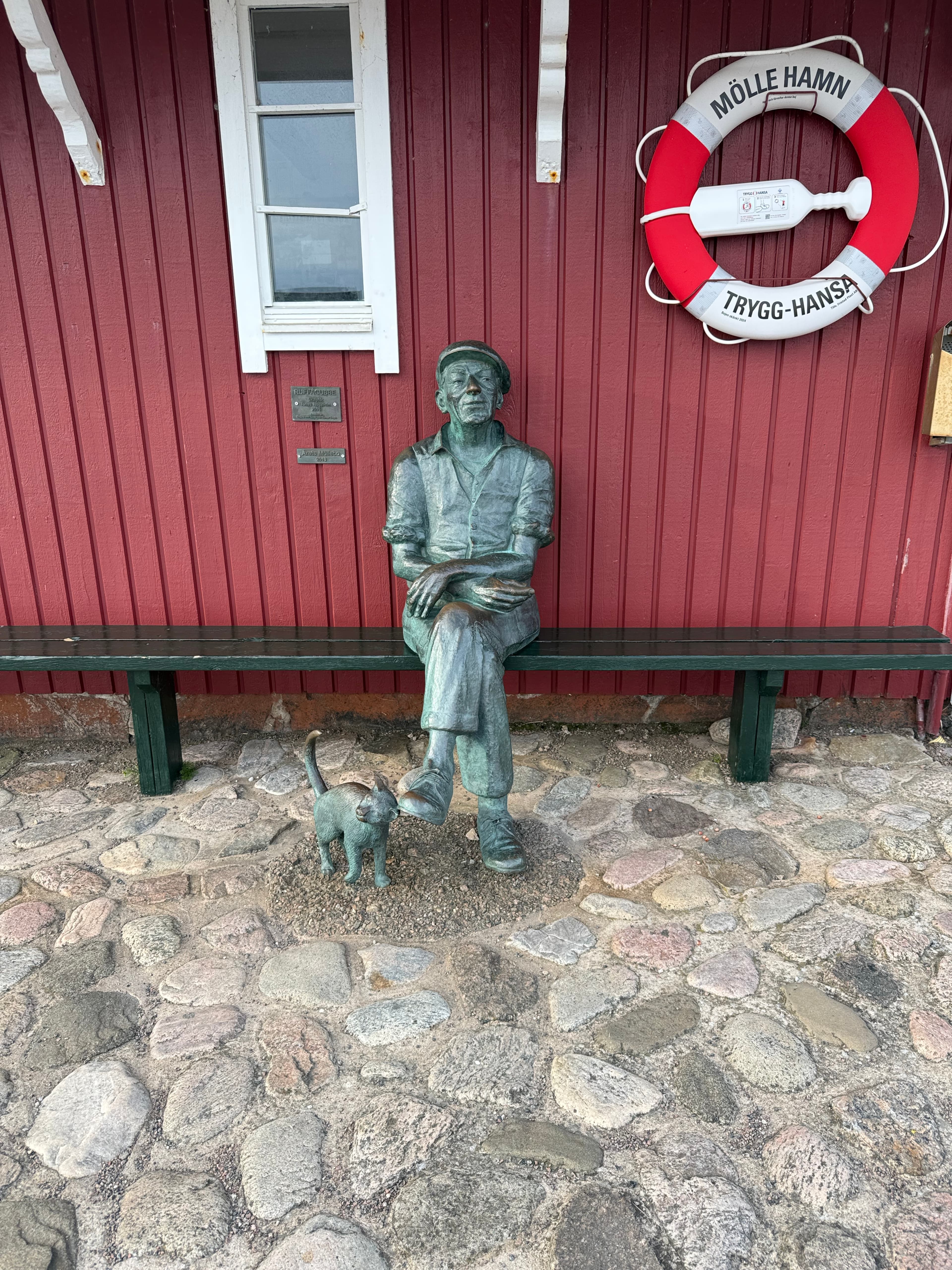Bronze fisherman