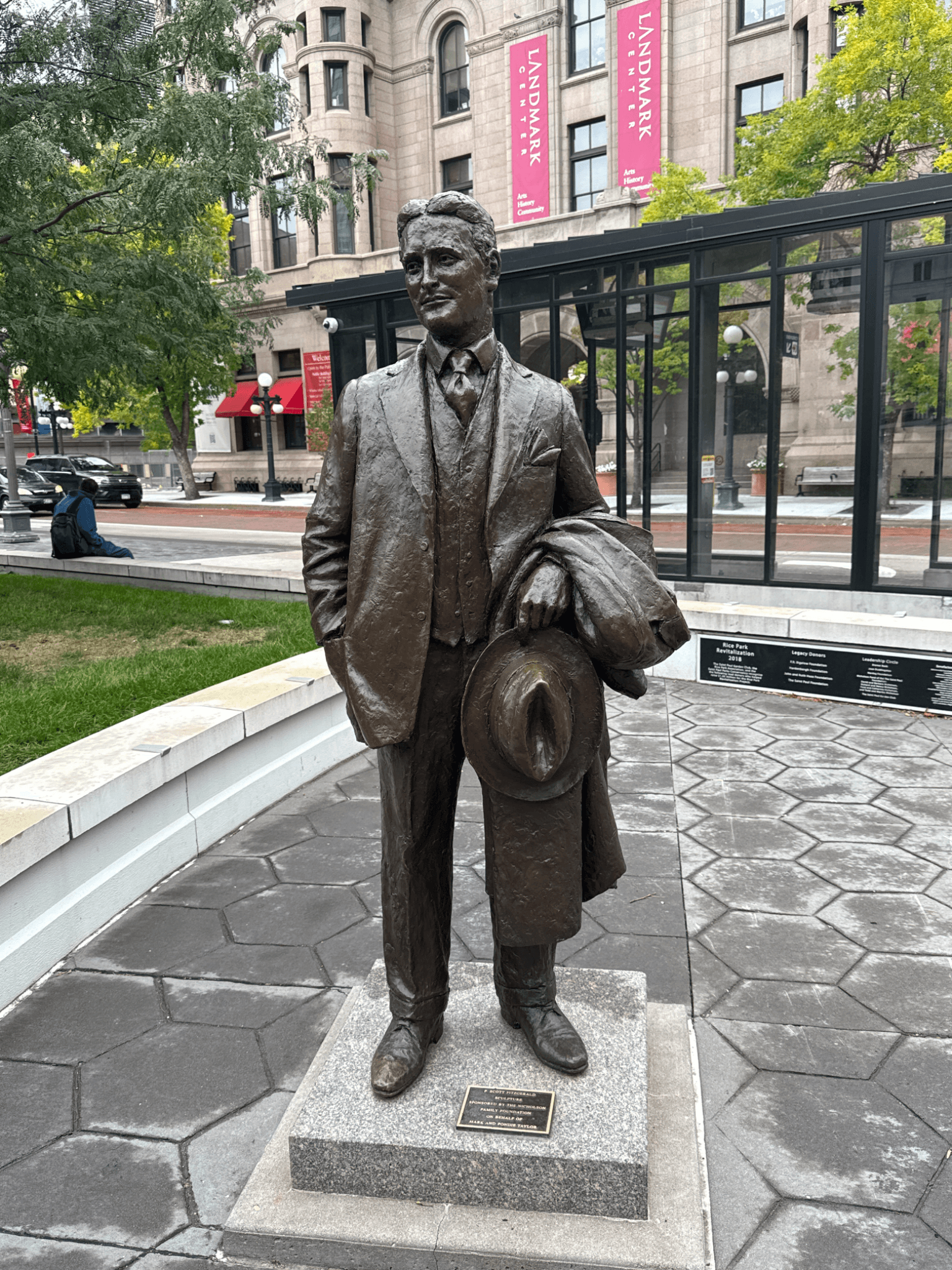 Bronze of F Scott Fitz