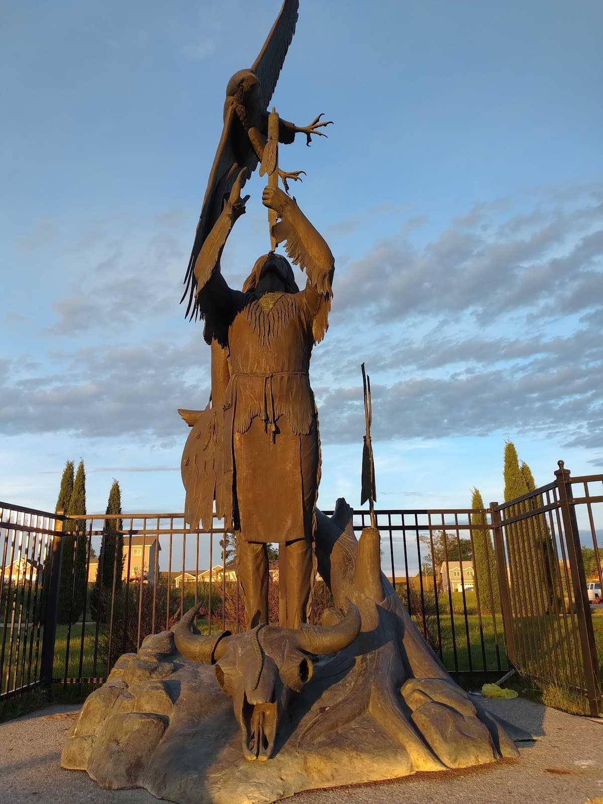 Honoring-the-Clans Sculpture Garden