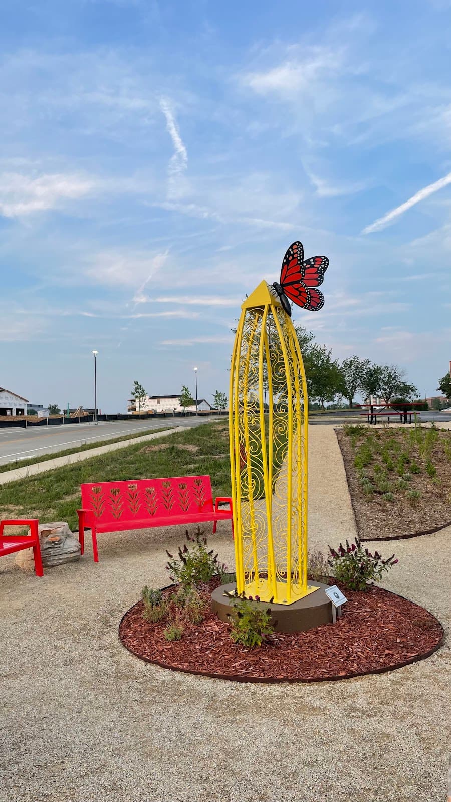 Monarch Grove: Monarch’s Heavenly Journey sculpture