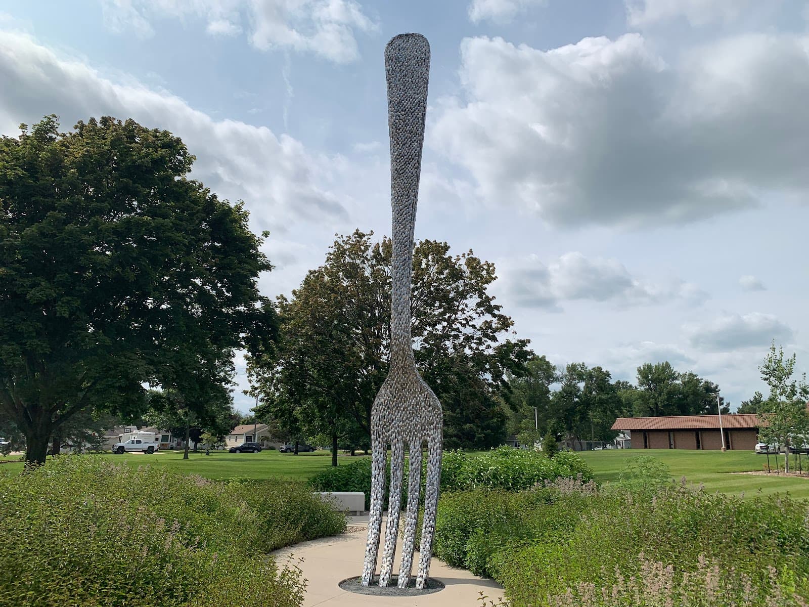 Power of Food Sculpture- "The Big Fork"