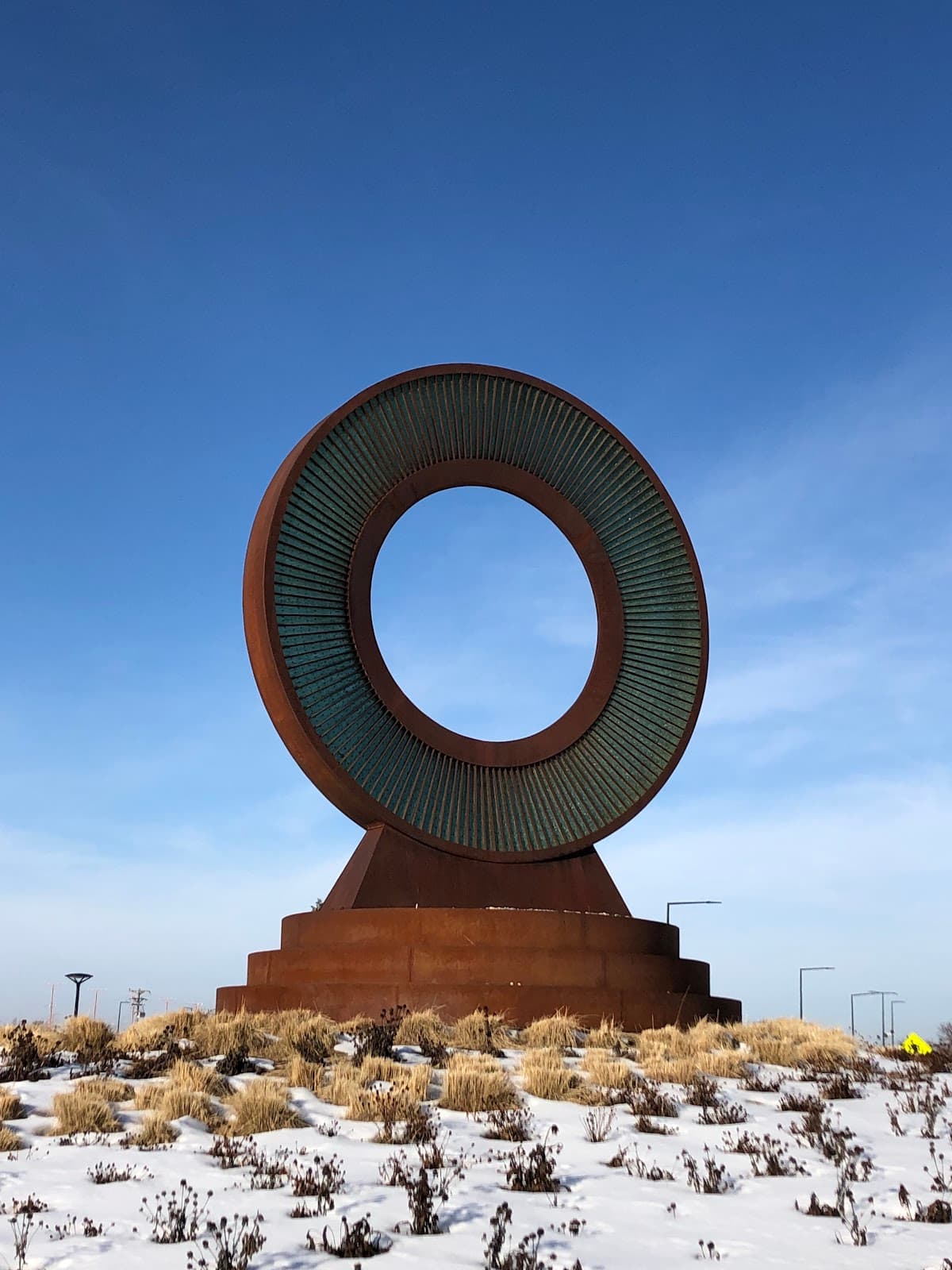 Convergence Sculpture Public Art, by James Brenner