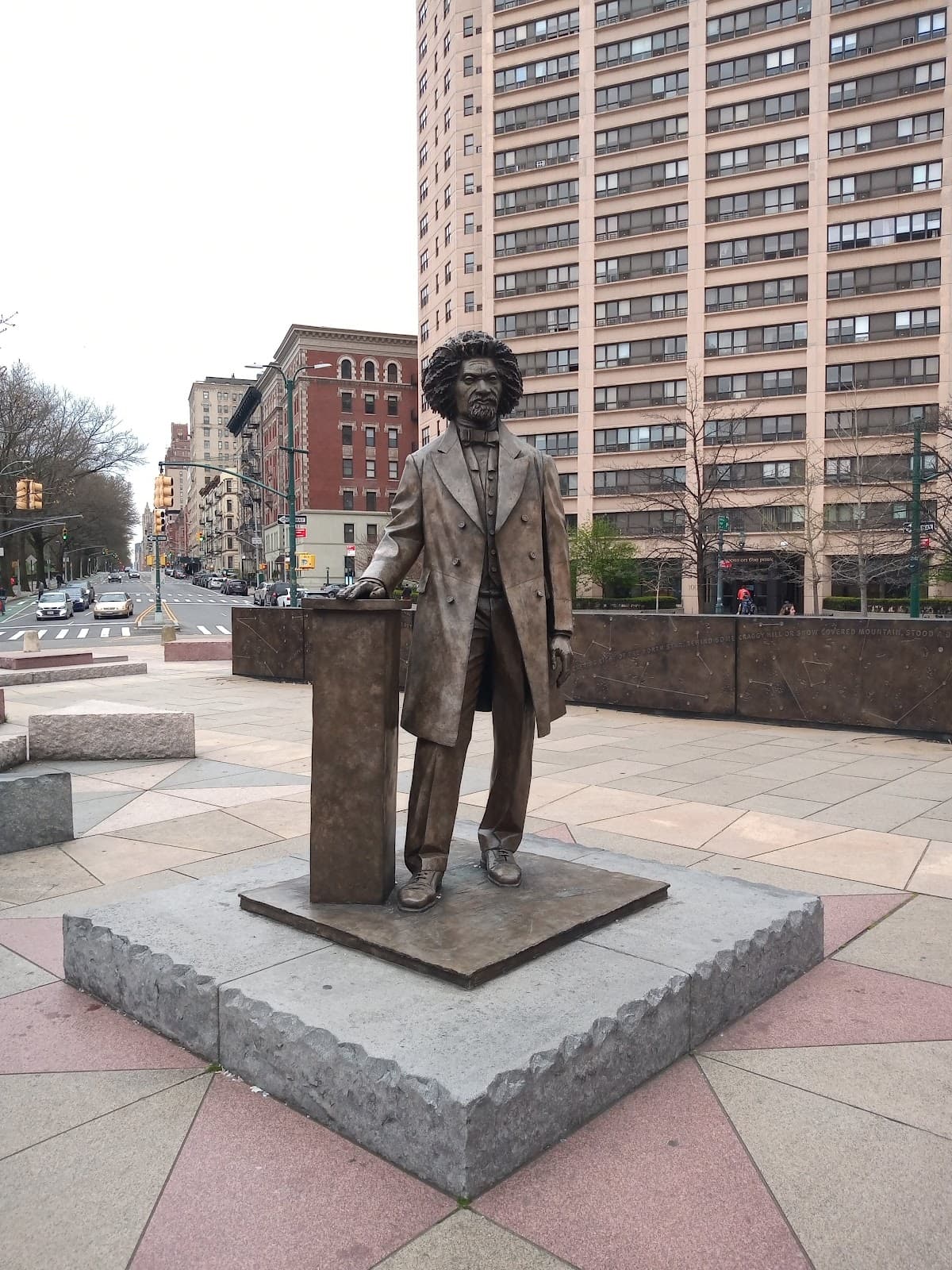 Frederick Douglass Sculpture and Water Wall