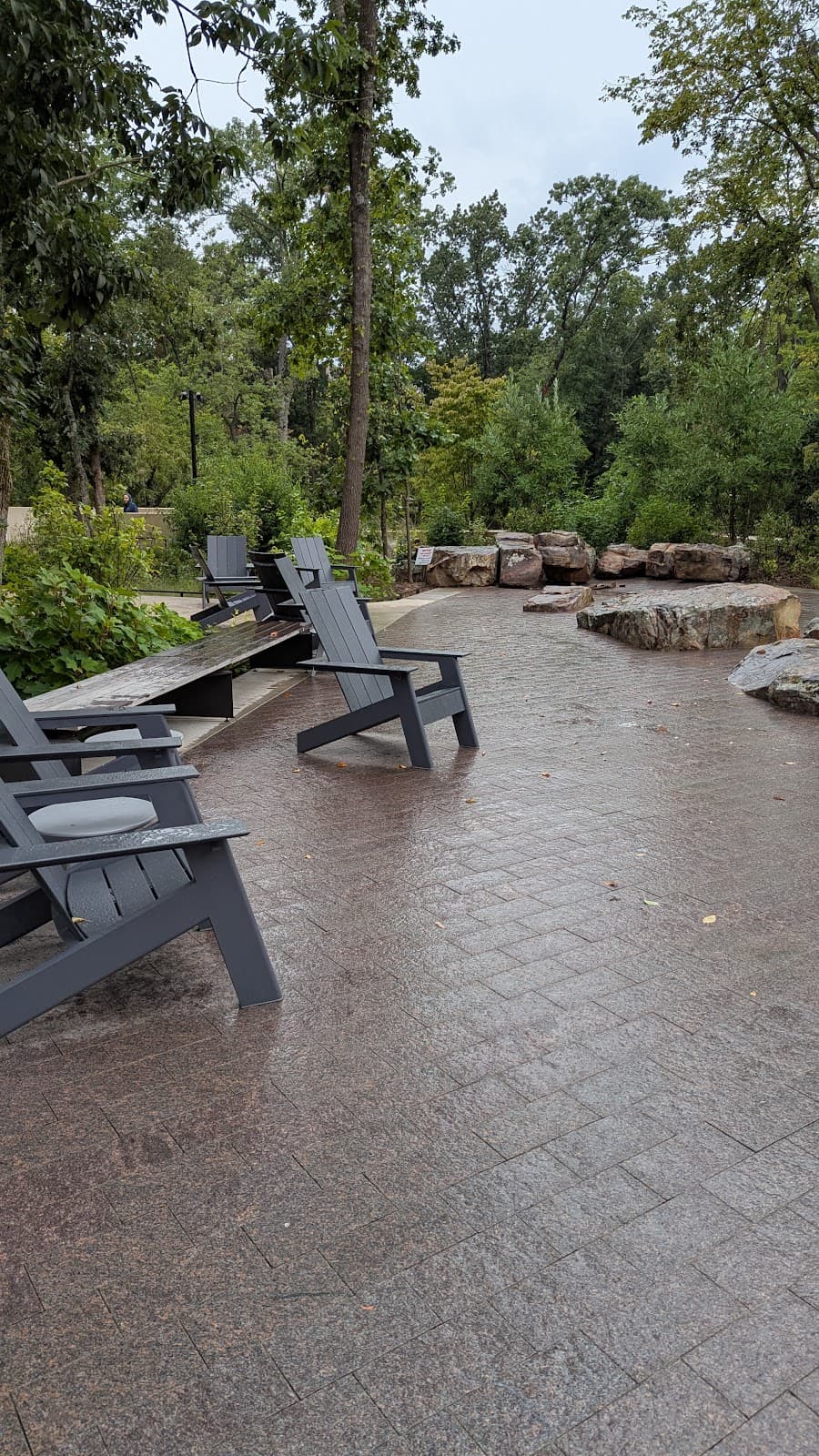 Outdoor Gathering Space at The Angle Cafe