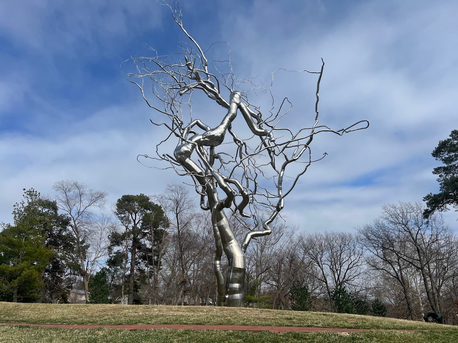 Donald J. Hall Sculpture Park (Giant Shuttlecock Sculptures)