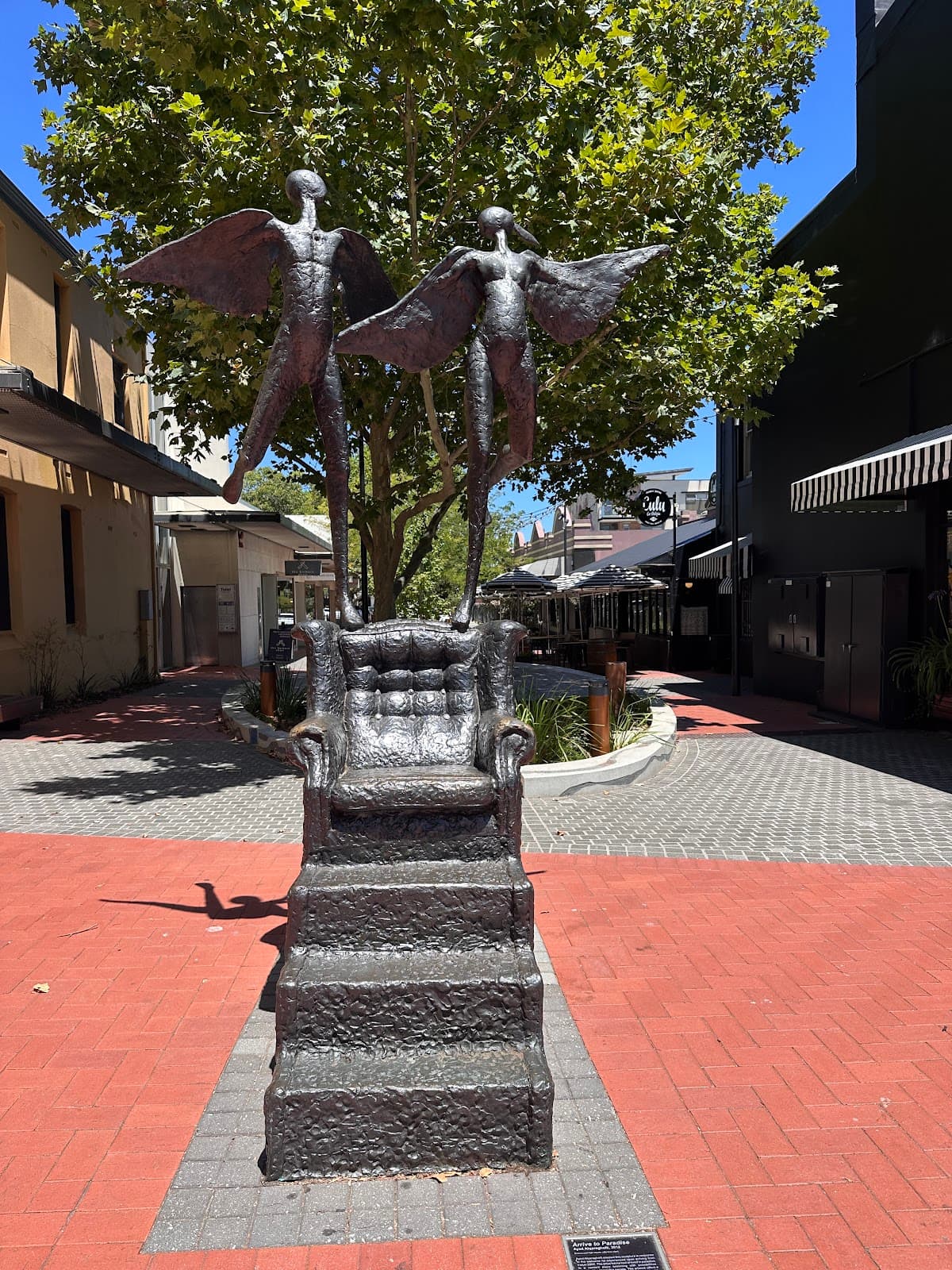 Arrive to Paradise (Angel Chair Sculpture)