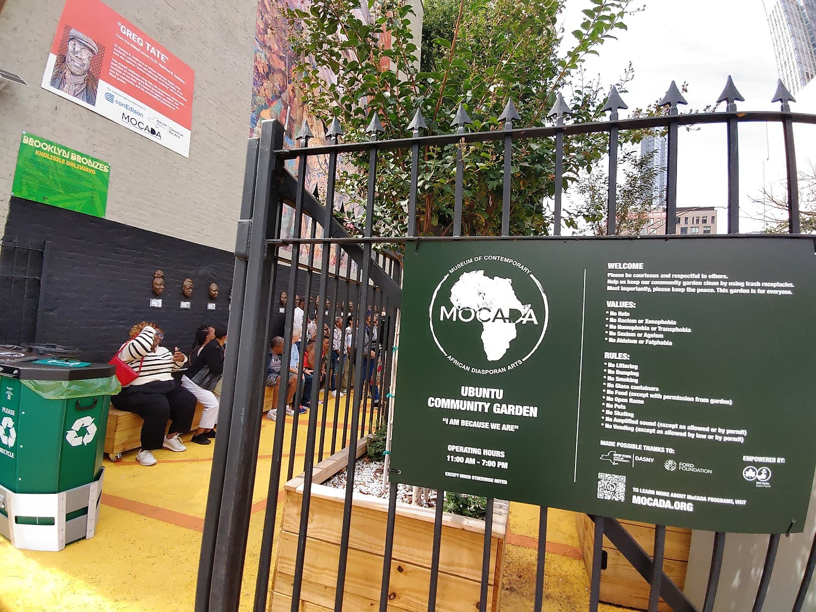 Museum of Contemporary African Diasporan Arts (MoCADA) Ubuntu Garden